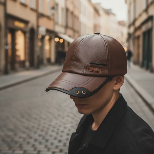 Cappello Unisex in Ecopelle Regolabile