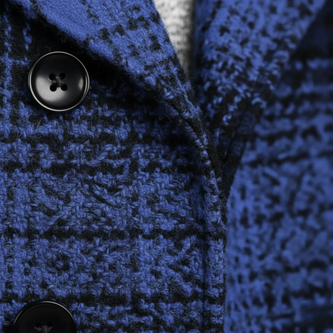 Cappotto Uomo a Quadri
