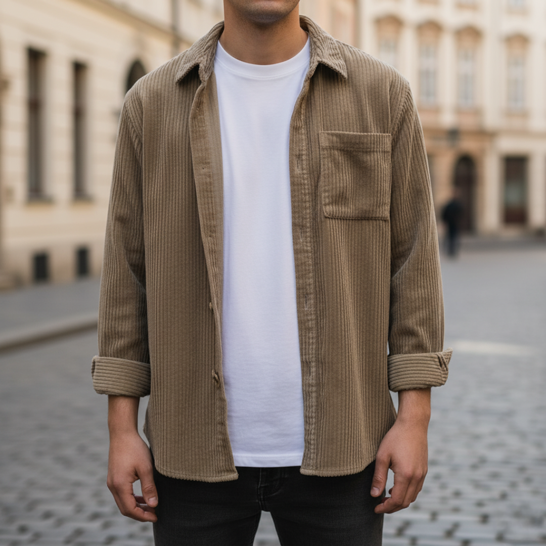 Camicia Uomo a Righe Casual