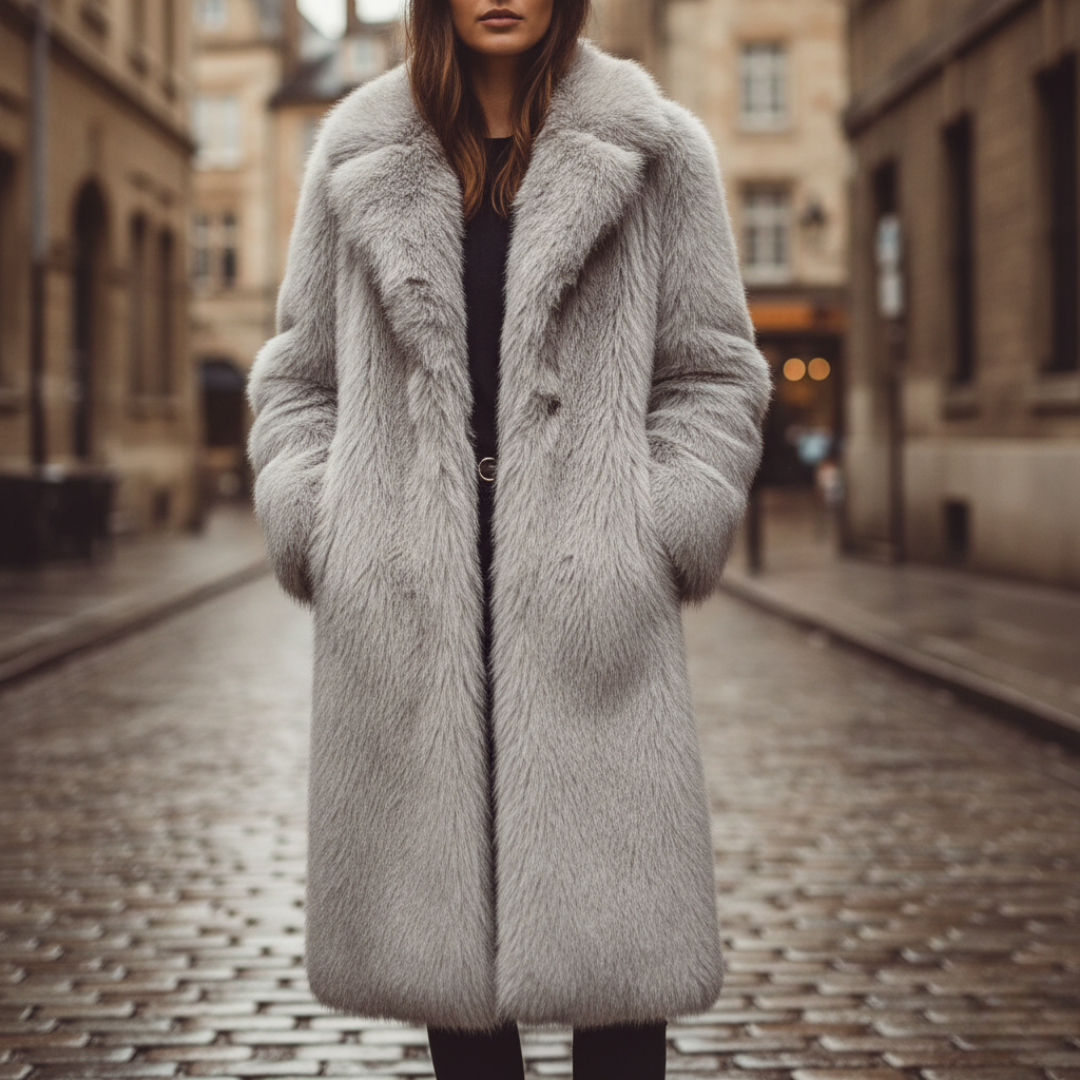 Pelliccia Sintetica Donna Lunga