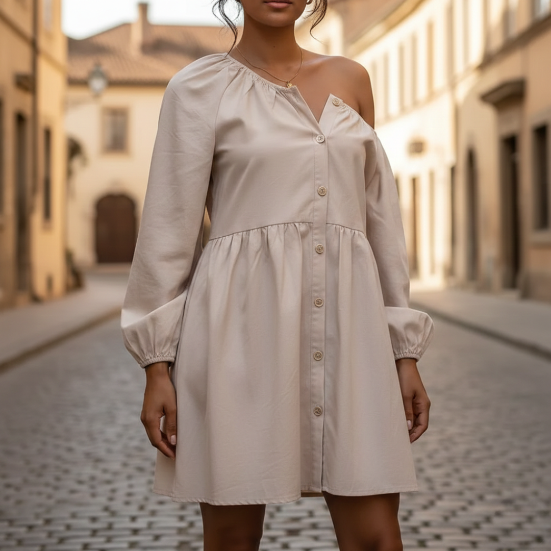 Abito Modesto da Donna con Maniche Lunghe
