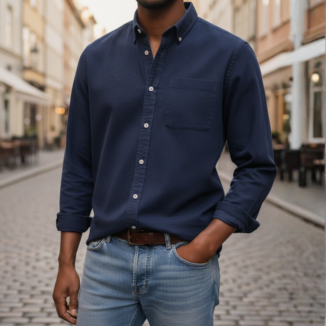 Camicia uomo con taschino