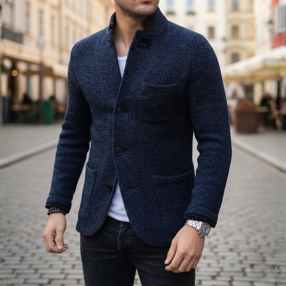 Giacca Uomo Slim Fit Tessuto Resistente