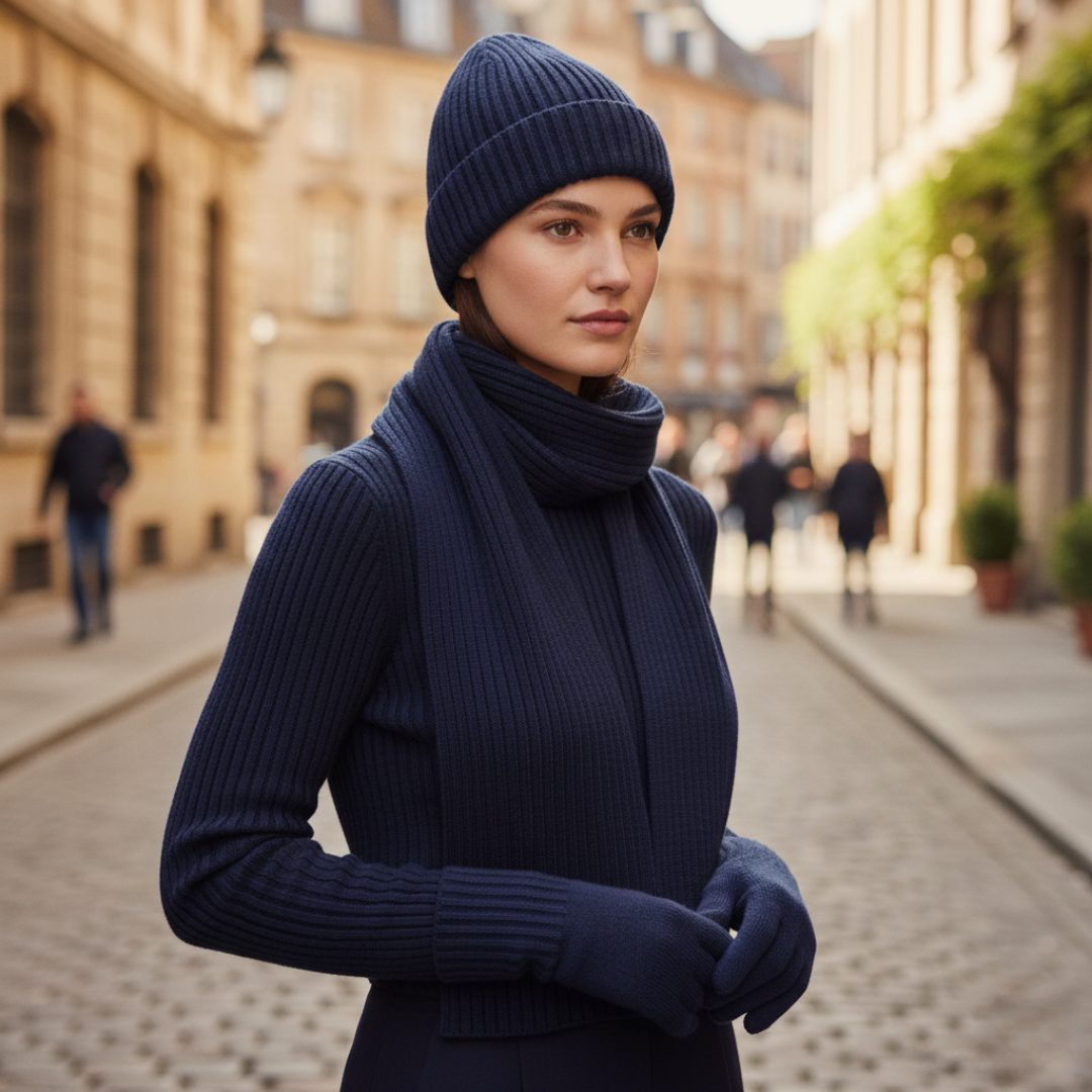 Set Invernale Donna in Maglia