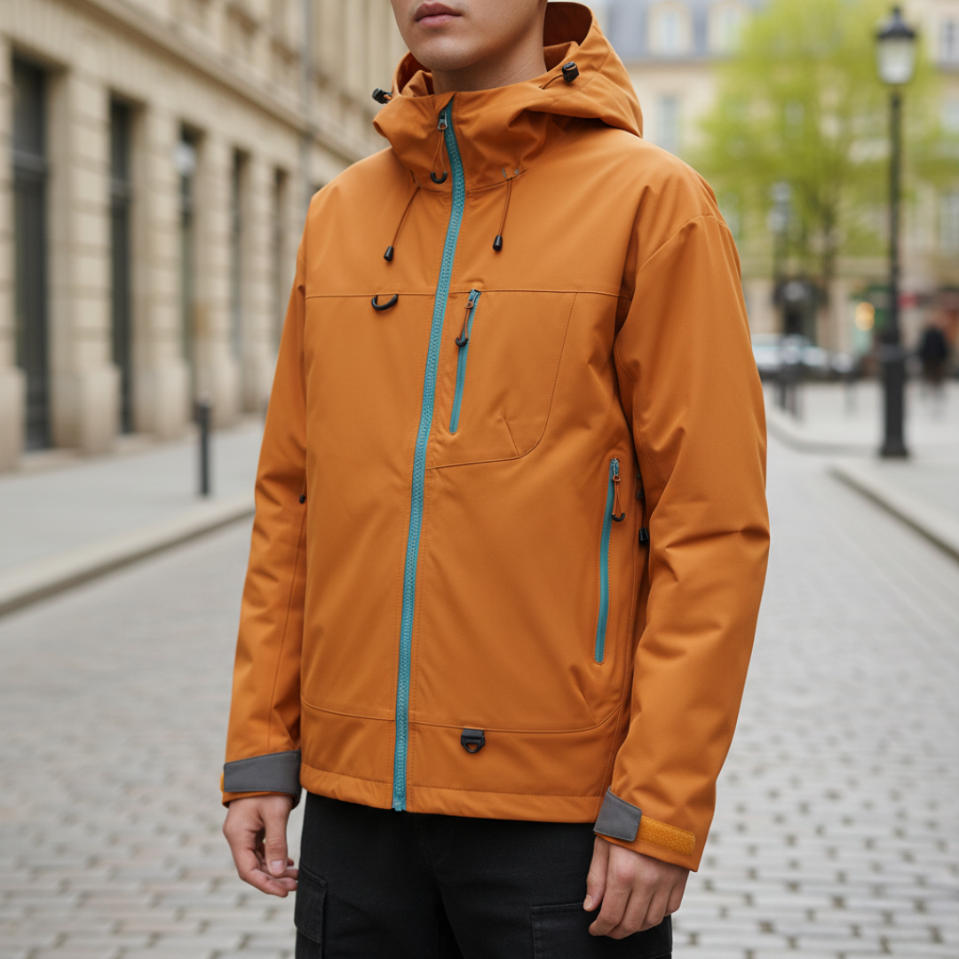 Giacca Outdoor Unisex in Tessuto Tecnico