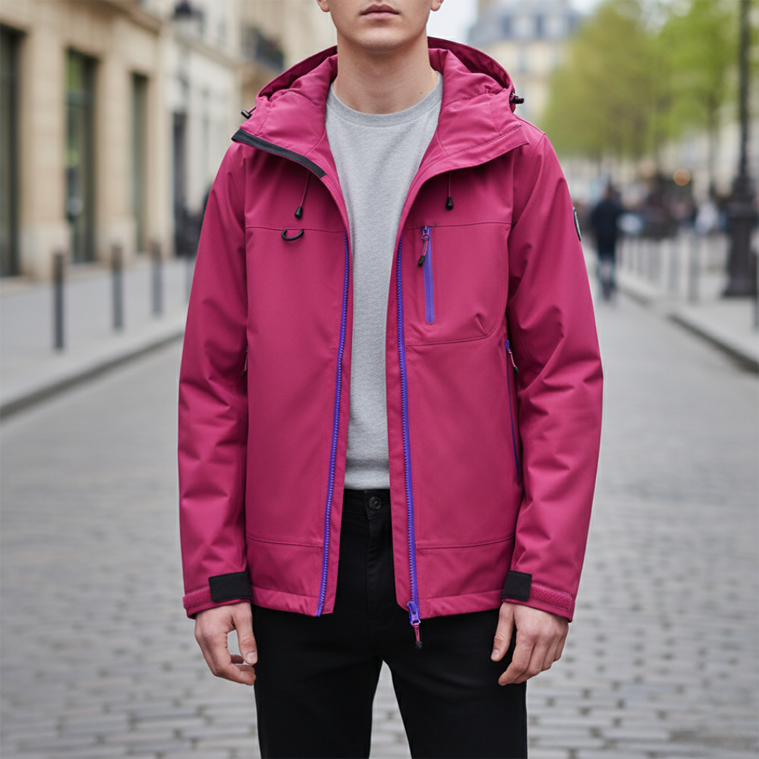 Giacca Outdoor Unisex in Tessuto Tecnico