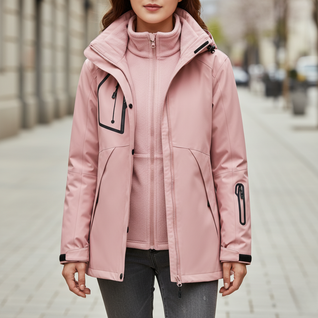 Giacca Outdoor Donna in Tessuto Tecnico