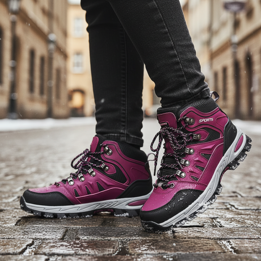 Scarpe Uomo Escursionismo Impermeabili con Lacci