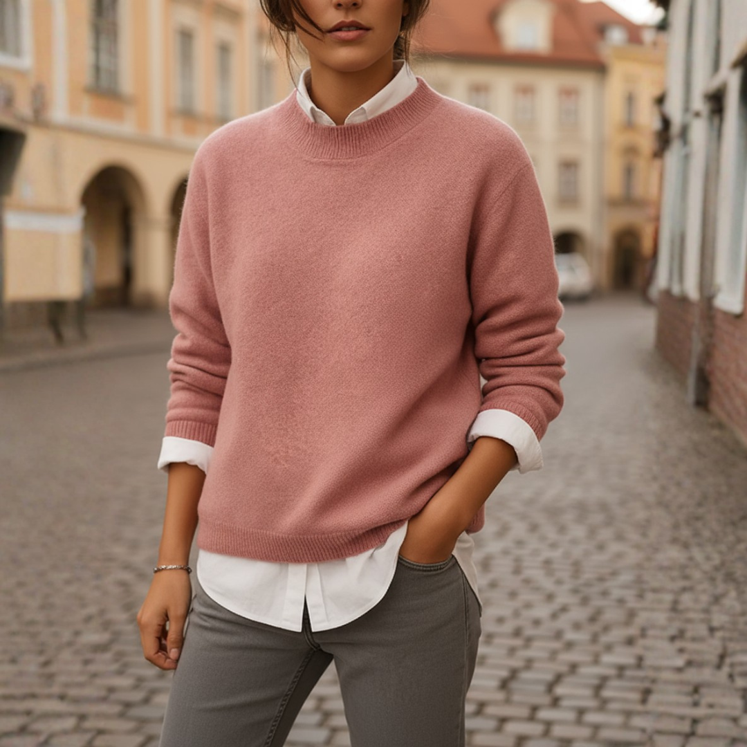 Maglione Donna Girocollo in Maglia