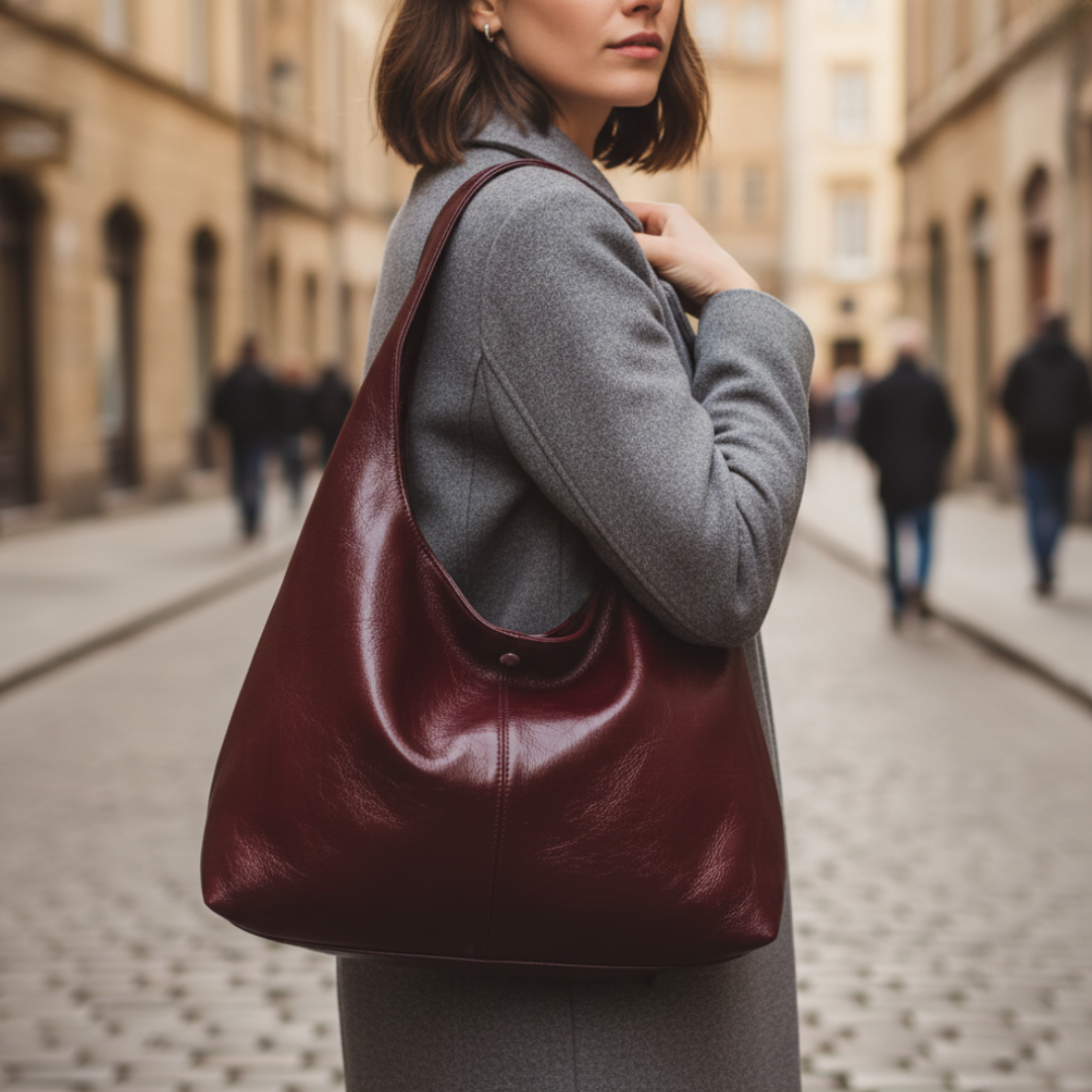 Borsa Spalla Donna Pelle Sintetica Hobo Grande