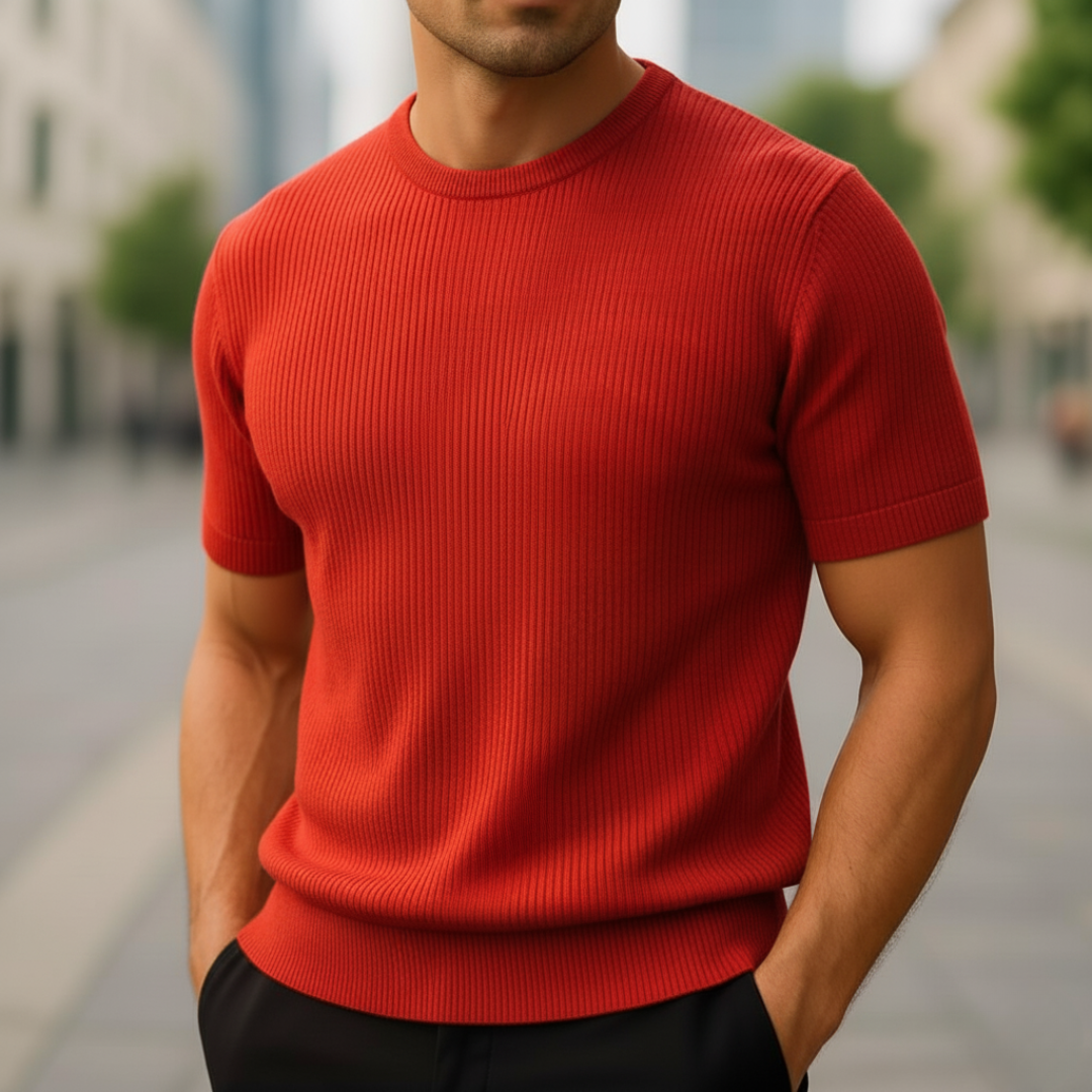 Maglione Uomo Manica Corta in Cashmere