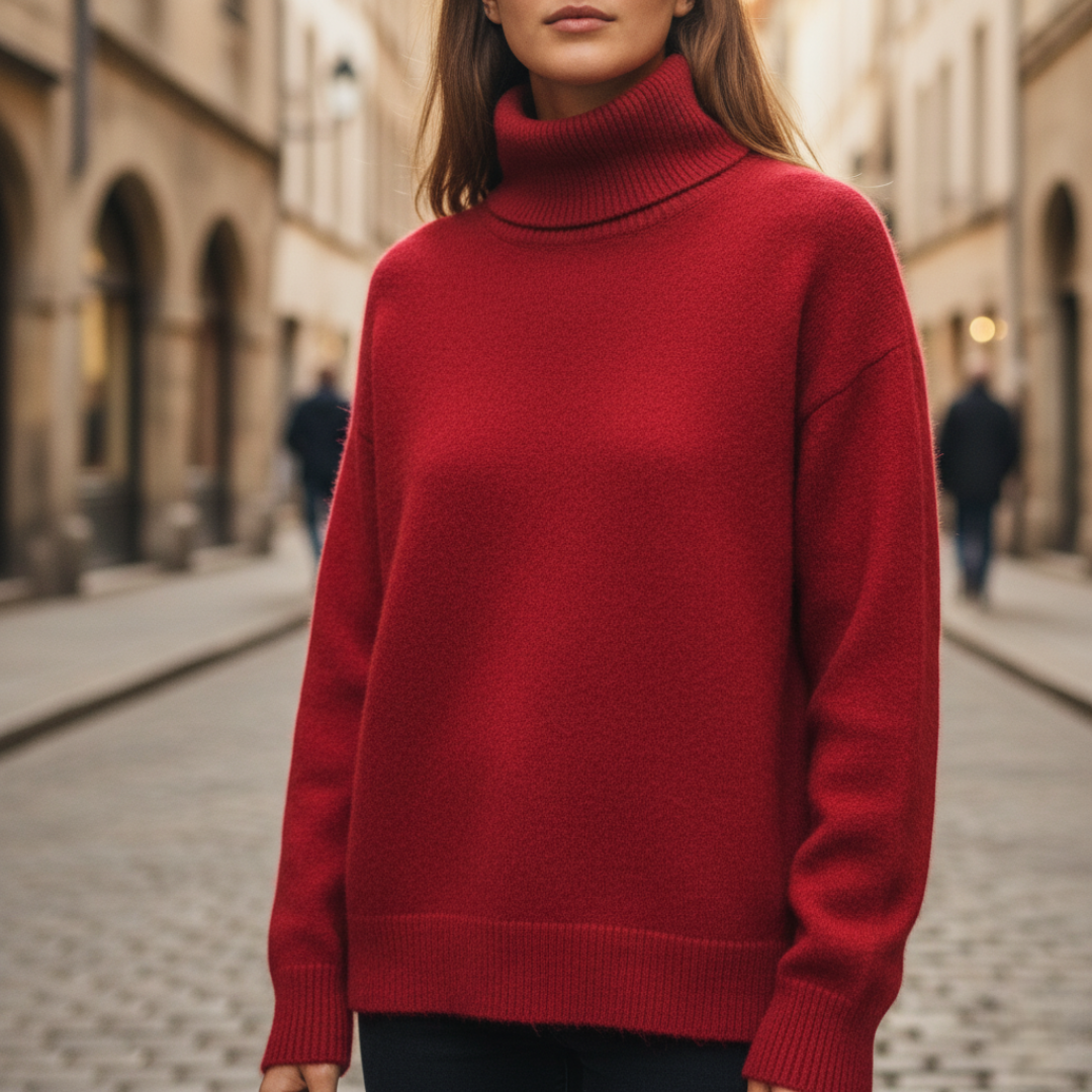 Maglione Donna Collo Alto Comodo