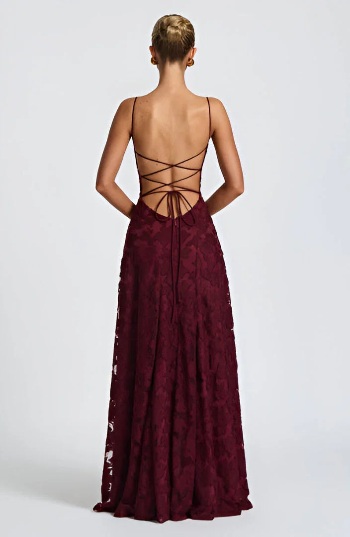 Abito Donna Velluto Floreale Smanicato con Spalline Sottili