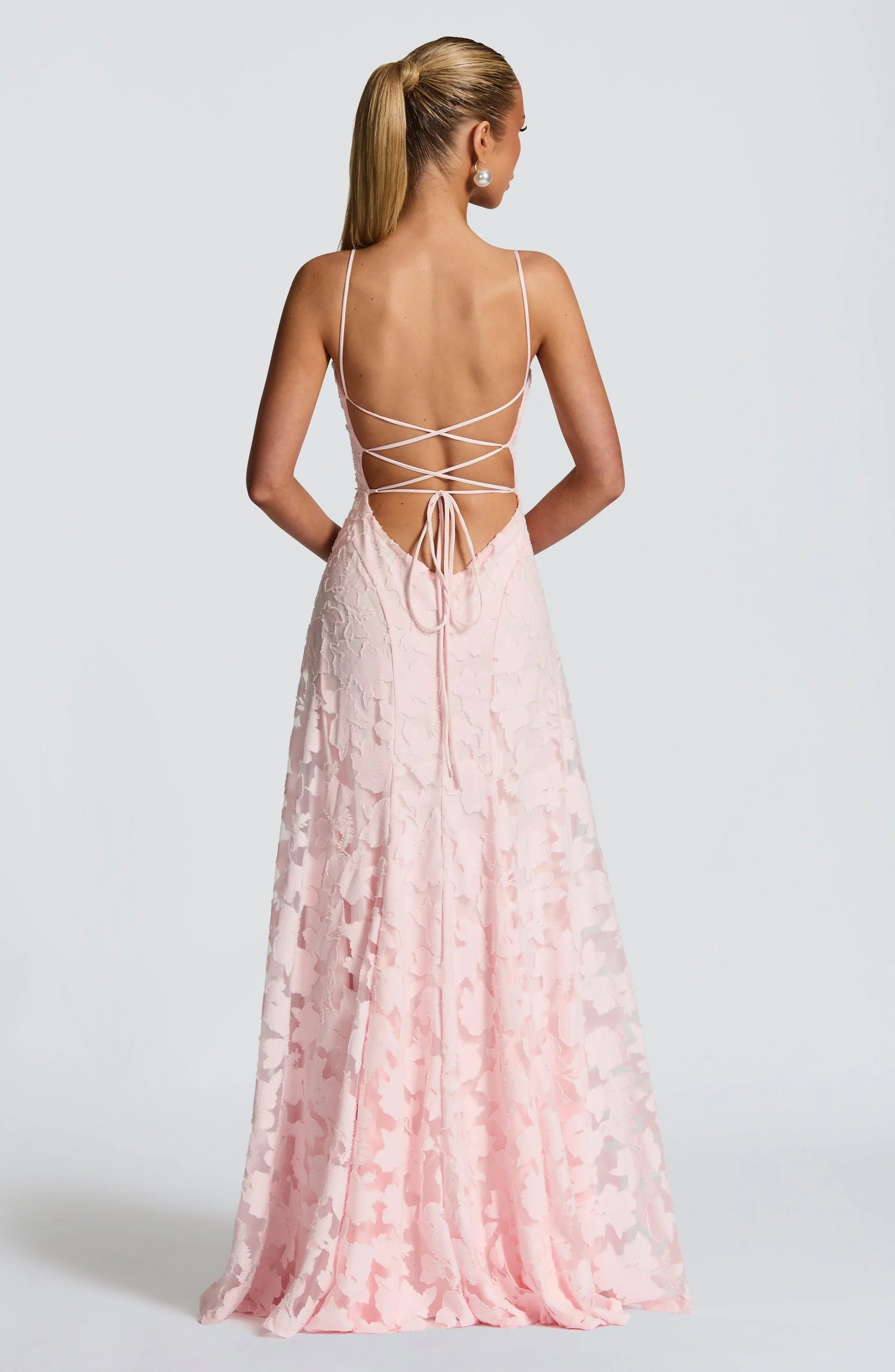 Abito Donna Velluto Floreale Smanicato con Spalline Sottili