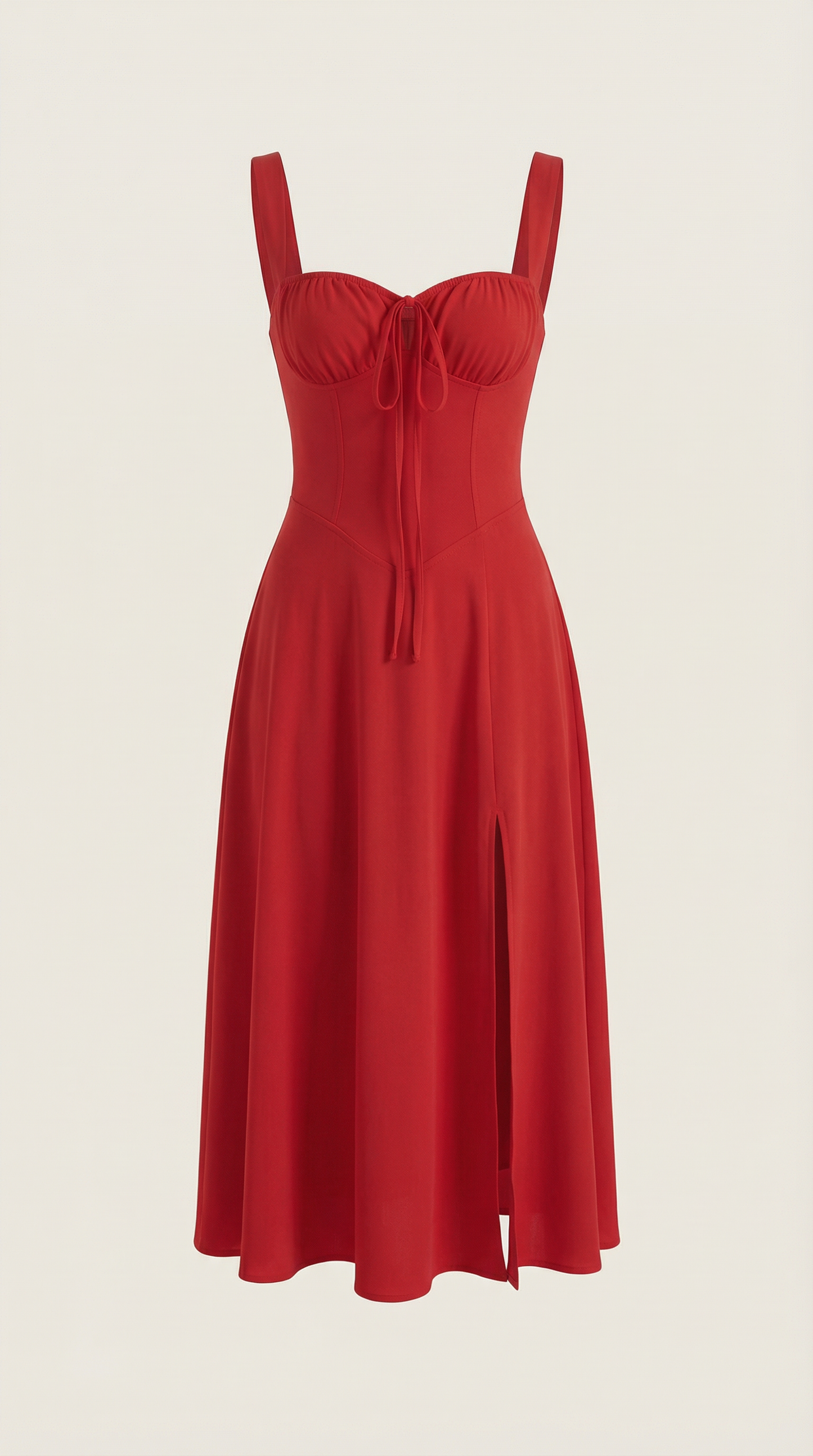 Abito Donna Velluto Smanicato Midi Floreale con Scollo a V
