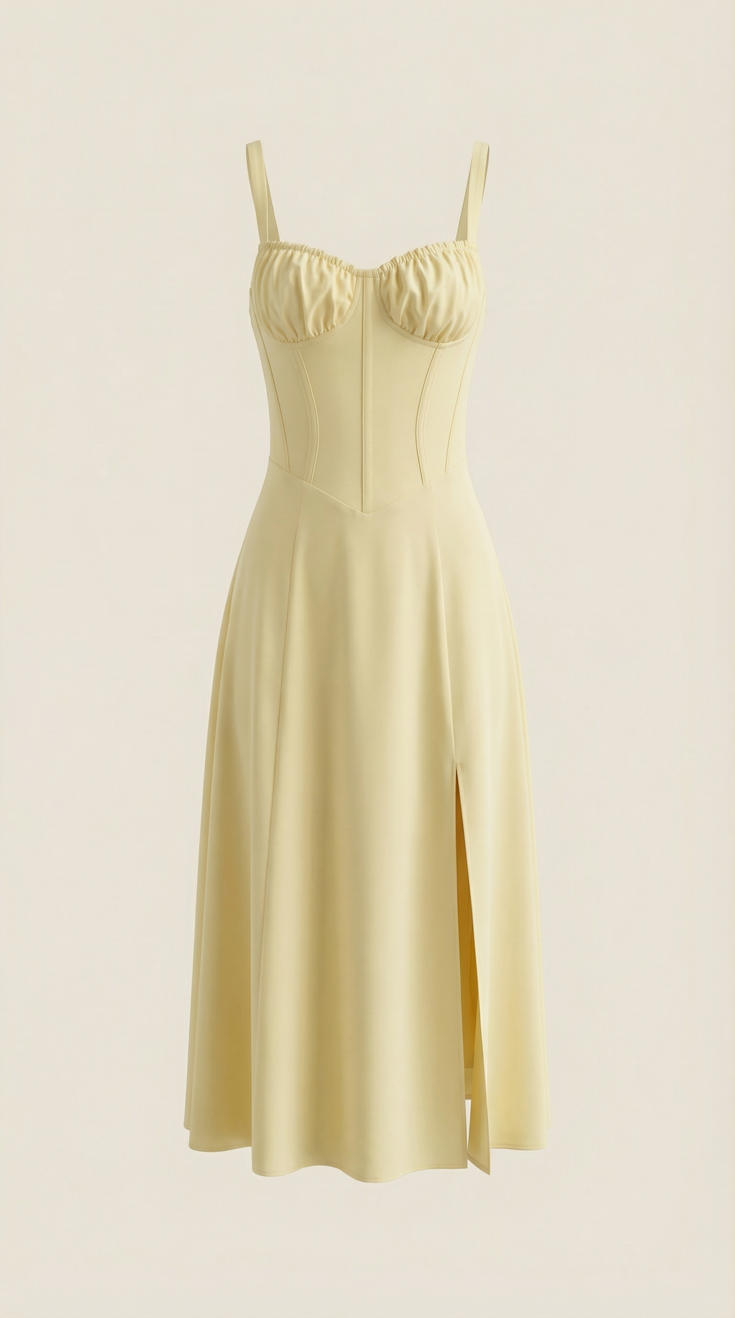 Abito Donna Velluto Smanicato Midi Floreale con Scollo a V