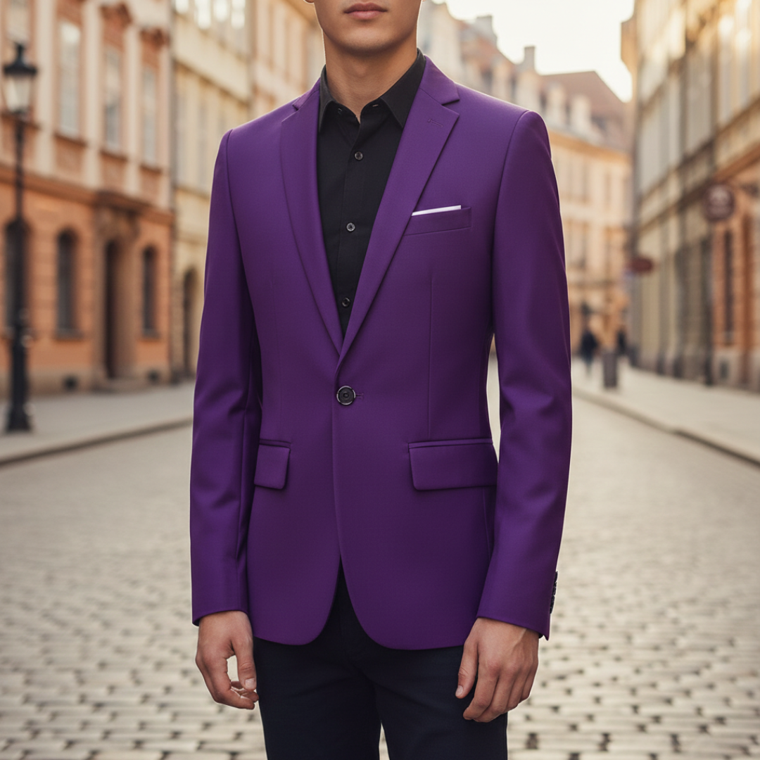 Giacca Abito Uomo Slim Fit Business Formale
