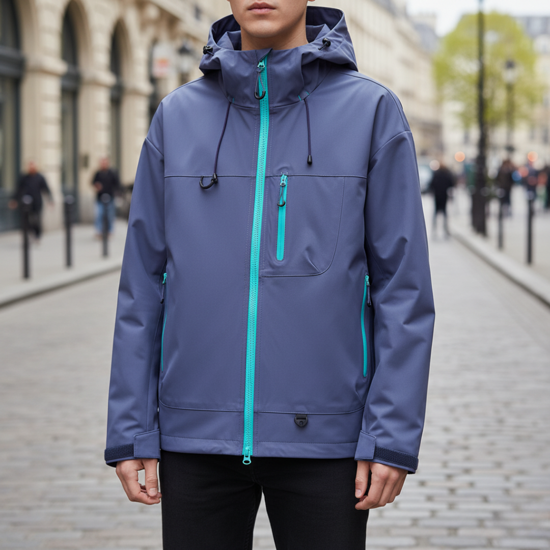 Giacca Outdoor Unisex in Tessuto Tecnico