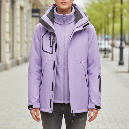 Giacca Outdoor Donna in Tessuto Tecnico