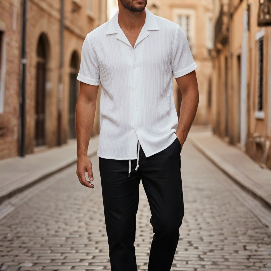Set Coordinato Uomo Maglia Pantaloni a Costine