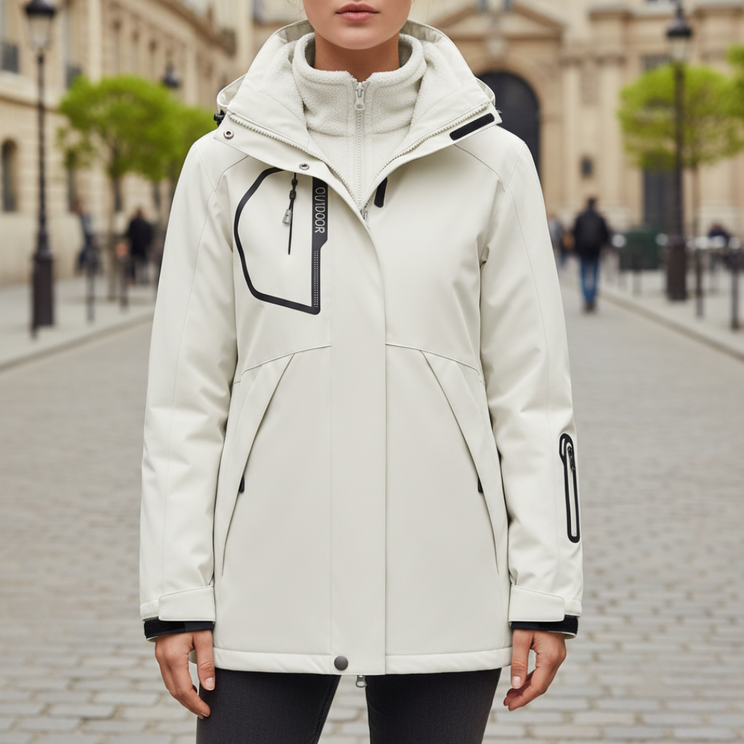 Giacca Outdoor Donna in Tessuto Tecnico