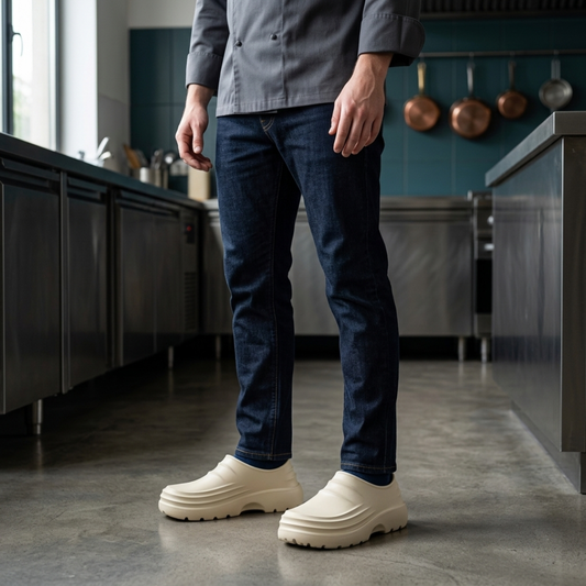 Scarpe da Chef Impermeabili Slip-On in EVA Scarpe da Lavoro Unisex