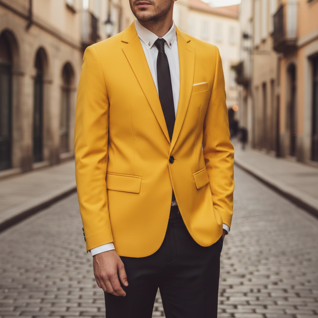 Giacca Abito Uomo Slim Fit Business Formale